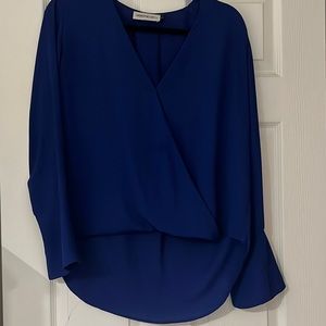 Veronica M faux wrap shirt